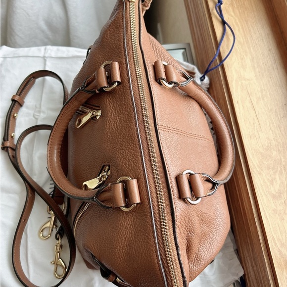 Rebecca Minkoff Leather Satchel in Cognac - Picture 7 of 12